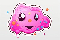 Blob graphics dessert pink. AI generated Image by rawpixel.