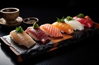 Seafood salmon meat meal. AI generated Image by rawpixel.