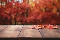 Autumn leaves plant table. AI generated Image by rawpixel.