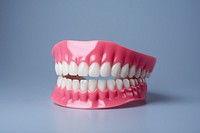 False teeth jaw medication dentistry. AI generated Image by rawpixel.