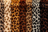 Different kind of color fur skin leopard seamless pattern cheetah mammal backgrounds. AI generated Image by rawpixel.
