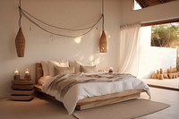 Bedroom furniture pillow luxury. AI generated Image by rawpixel.