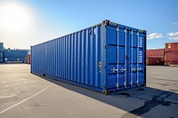 Container architecture delivering unloading. AI generated Image by rawpixel.
