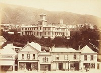 Government House, Wellington.  From the album: N. Z. Scenery (1876-1878) by Frank Coxhead.