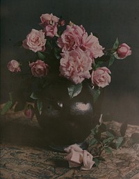 Autumn roses (1915) by Robert Walrond.