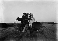 A country drive (December 1914) by Fred Brockett.