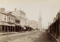 Colombo St, Christchurch (circa 1880) by Burton Brothers.