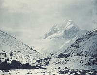 Mt. Cook in winter's mantle. From the album: Record Pictures of New Zealand (1920s) by Harry Moult.