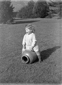 Young Trixie Denton (circa 1915) by Leslie Adkin.