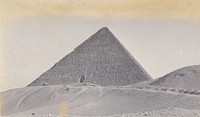 The Pyramids, Gizeh, near Cairo.  From the album: Photograph album of Major J.M. Rose, 1st NZEF (1914-1915) by Major John Rose.
