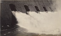 The sluices, Assouan Dam.  From the album: Photograph album of Major J.M. Rose, 1st NZEF (1914-1915) by Major John Rose.