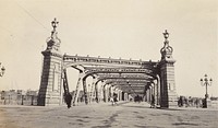 The Boulac Bridge, Cairo.  From the album: Photograph album of Major J.M. Rose, 1st NZEF (1914-1915) by Major John Rose.