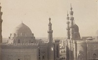 The mosques below the citadel, Cairo.  From the album: Photograph album of Major J.M. Rose, 1st NZEF (1914-1915) by Major John Rose.