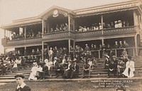Combined banks sports (the grandstand) (17 March 1908) by Zak Joseph Zachariah.