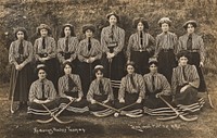 Hereawa's hockey team (1909) by Zak Joseph Zachariah.