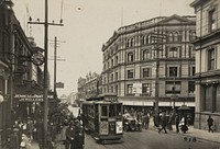 Cuba and Manners Street, Wellington (1920s) by Sydney Smith.