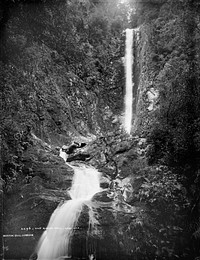 The Ribbon Fall, Lake Ada (1887) by Burton Brothers.