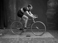 Portrait of a Professional Cyclist (1925) by William Oakley.