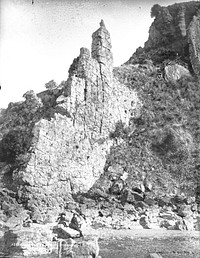 The Cliffs near Moeraki by Burton Brothers.