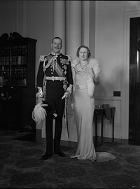 Their Excellencies Lord and Lady Galway at Government House, Wellington (1939) by Spencer Digby Studios.