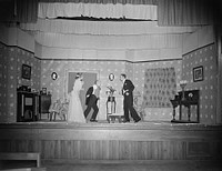 Play photographs, on stage, Hospital, Silverstream by J W Chapman Taylor.