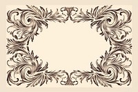 Woodcut ornament frame graphic backgrounds graphics pattern. AI generated Image by rawpixel.