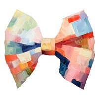 Bow painting white background accessories. AI generated Image by rawpixel.