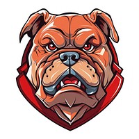 Bulldog animal mammal logo. 