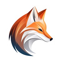 Fox animal mammal logo. 