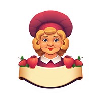 Grand mother chef food white background representation. AI generated Image by rawpixel.