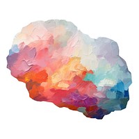 Cloud painting art white background. AI generated Image by rawpixel.