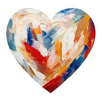 Heart backgrounds painting shape. AI generated Image by rawpixel.