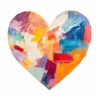 Heart backgrounds painting white background. AI generated Image by rawpixel.