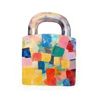 Lock painting brush art. AI generated Image by rawpixel.