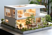 House architecture plant toy. AI generated Image by rawpixel.