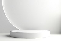 White podium scene background abstract simplicity porcelain. AI generated Image by rawpixel.