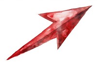 Arrow shape red white background. AI generated Image by rawpixel.