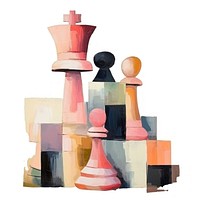 Chess painting game art. AI generated Image by rawpixel.