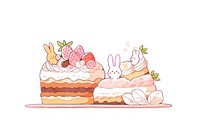 Bakery dessert cream food. AI generated Image by rawpixel.