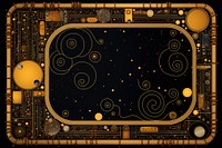 Gustav klimt inspired ornament frame backgrounds electronics technology. AI generated Image by rawpixel.