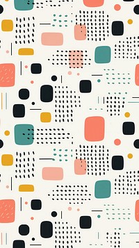 Doodle grid pattern backgrounds creativity repetition. AI generated Image by rawpixel.