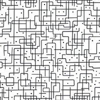 Doodle grid pattern backgrounds technology repetition. AI generated Image by rawpixel.