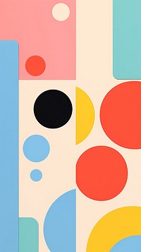 Colorful shape backgrounds pattern art. AI generated Image by rawpixel.