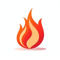 Fire shape glowing burning. AI generated Image by rawpixel.