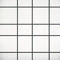 Grid pattern backgrounds white tile. 