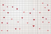 Grid pattern backgrounds paper heart. .