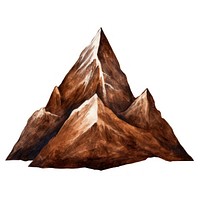 Mountain nature brown white background. AI generated Image by rawpixel.