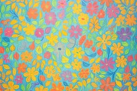 Tropical flowers pattern backgrounds wallpaper art. AI generated Image by rawpixel.