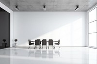 Blank white wall office room furniture. AI generated Image by rawpixel.