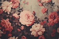 Floral Backgrounds backgrounds painting pattern. AI generated Image by rawpixel.